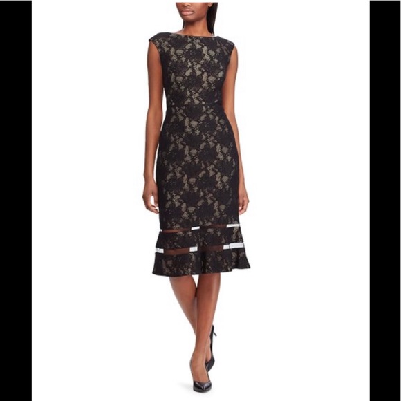 Lauren Ralph Lauren Dresses & Skirts - Lauren Ralph Lauren black & champagne lace dress 2